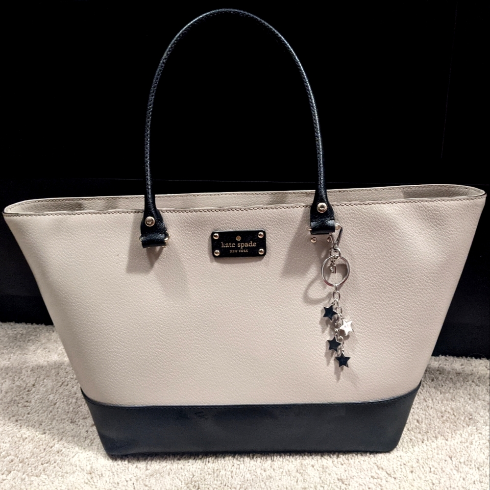 Black & Beige Kate Spade Handbag & Wallet